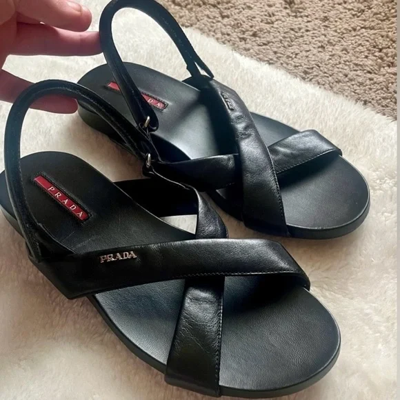 Prada Women's Black Sandals - Picture 2 of 6